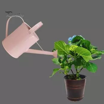 1,65 л лейка с ручкой, металлическая лейка для растений, большая емкость, нержавеющая, устойчивая к коррозии, распылитель для полива растений зелёный