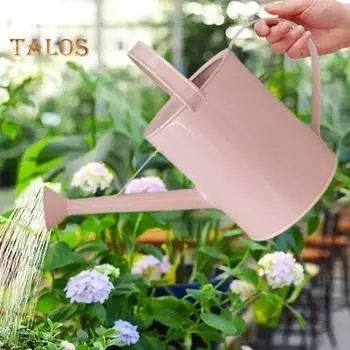 1,65 л лейка с ручкой, металлическая лейка для растений, большая емкость, нержавеющая, устойчивая к коррозии, распылитель для полива растений зелёный