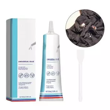 1.69OZ Универсальные Клеи Прозрачные Клеи Для Ткани Быстросохнущие Клеи Для Ремонта Одежды Из Ткани, Кожаные Ремонт Одежды