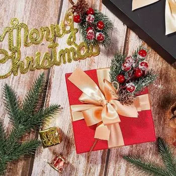 1/6/12 шт. DIY венок аксессуары украшения рождественский подарок упаковка принадлежности украшение дома 1pc