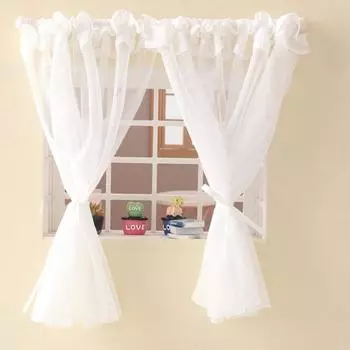 1/6 1/12 аксессуар для кукольного домика миниатюрная кружевная оконная занавеска мини-аксессуар для мебели для спальни реалистичный микропейзаж орнамент реквизит для фотосессии S