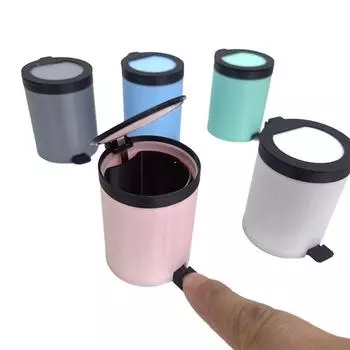 1:6 1:12 Dollhouse Miniature Sponge Mop Garbage Can Dustpan Broom Home Cleaning Tools Simulation Model Decor Toy Accessories C