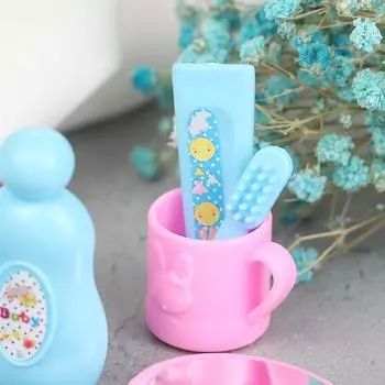 1/6 1/12 кукольный домик миниатюрная мини-чашка зубная паста зубная щетка для кукольного дома one size