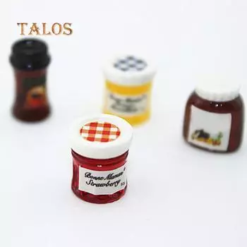 1/6 1/12 миниатюрная кухонная еда кофе варенье аксессуар для кукольного домика ролевые игры игрушки для всех возрастов