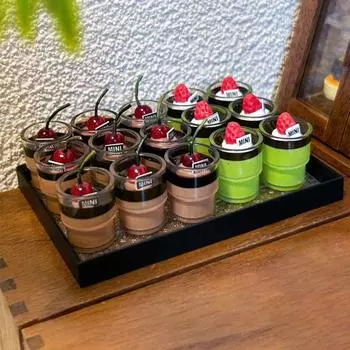 1/6 1/12 весы, мини-аксессуары для кукольного домика, миниатюрная модель десерта, какао, мусс, чашка для питья, украшение для фотосессии, домашний декор кофейный