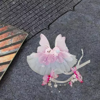 1/6 BJD Кукла Принцесса Платье Костюм Создайте Своих Собственных Кукол для Модной Девочки Pink Butterfly