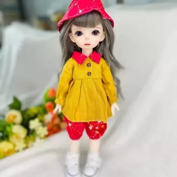 1/6 BJD кукла SD принцесса для девочек, полный комплект, шарнирное тело, лицо, макияж, глаза, парик, ПОДАРОК, 6 очков, клецки, SD кукла, детская игрушка, Рождественский подарок 30CM