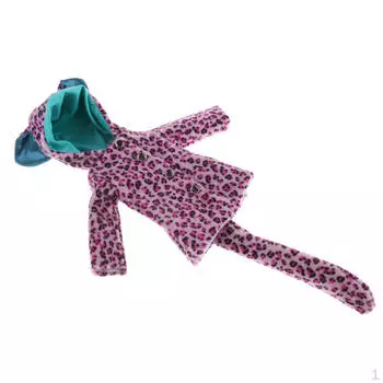 1/6 BJD леопардовая одежда с капюшоном для SD Dollfie YOSD, наряды, пальто, аксессуары для кукол