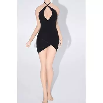 1/6 costume swimsuit figure woman 1/6 dress sexy costume (body, head, shoes, etc. are not included) black