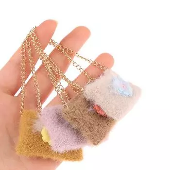 1/6 Кукла Имитация Вязание Сумка Через Плечо Сумка Кукла Лабубу Мини Сумки Милые Мягкие Куклы Одежда Аксессуары A2