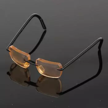 1/6 Фигурки Армия Игрушки для любителей Металлические очки 3x2.7см D