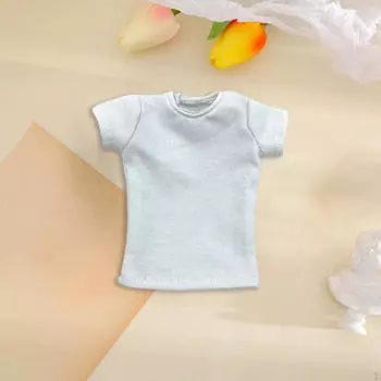 1/6 Футболка Кукольная Одежда, 12 дюймов Женские Фигурки Одеваются Модель Аксессуары хаки