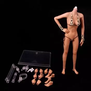 1/6 гибкое тело куклы с большой грудью и набором аксессуаров для рук