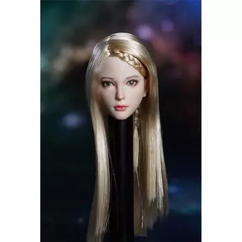 1/6 голова девушки резьба красота голова лепить женскую голову лепить подходит 12 дюймов женская фигурка