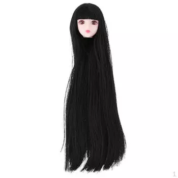 1/6 Голова девушки Скульптурные волосы для куклы с шарнирным соединением на заказ