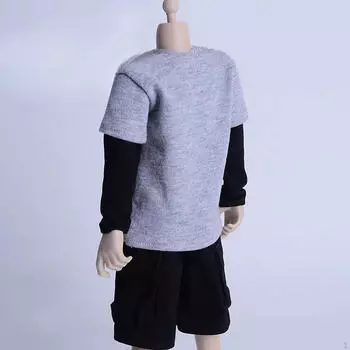 1/6 Кукольная одежда Толстовка Костюм Аксессуары Модная повседневная одежда с длинным рукавом для 12 Tops