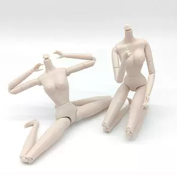 1/6 Кукольное тело подвижное шарнирное нюд для 30 см высотой шарнирной куклы тело белая кожа модель кукольной фигуры для игрушек для девочек