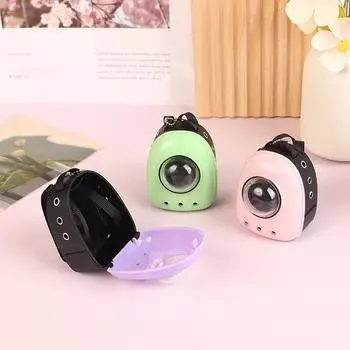 1:6 кукольных мини-рюкзаков, сумка для кошек, дорожная сумка для питомцев, украшение для кукольного домика, микроландшафтный орнамент, реквизит для фотосъемки зелёный