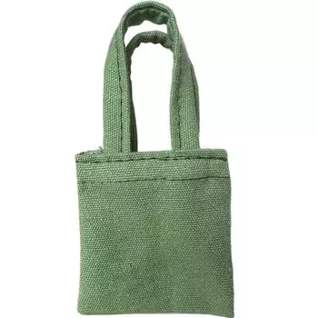 1:6 кукольных миниатюрных холщовых сумок, наплечных сумок, мини-сумка для покупок для кукол, школьная сумка, портмоне, модель, наряд, декор, игрушки белый