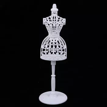 1:6 кукольных стендов белого цвета для одежды, 3D-резок, аксессуары