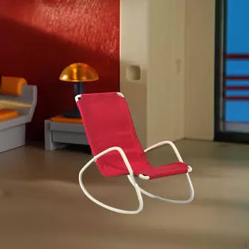 1/6 кукольный диван-стул модель для детей реалистичный фото реквизит жизненная сцена сценический дисплей красный