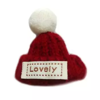 1/6 кукольный домик миниатюра милая шляпа кепка для детей подарок на день рождения куклы аксессуары красный