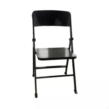 1/6 Кукольный домик Стул Модель Складные Диорамы Подарки На День Рождения Игрушка Фигурка чёрный