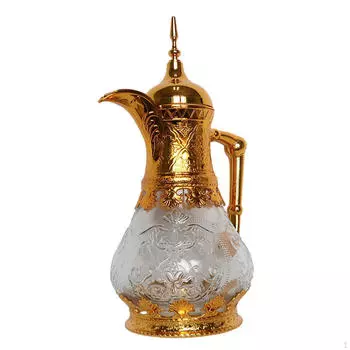 1,6 л арабский кофейник для соков и чая изолированный графин События золотой