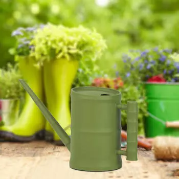 1,6-литровая полипропиленовая лейка, садовый инструмент с длинной насадкой для взрослых, детей и детей зелёный