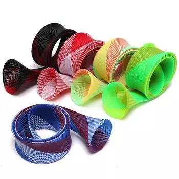 1,6 м DIY куртка-палка для литья удочки с плетеным рукавом и перчатками, протектор 30 мм синий