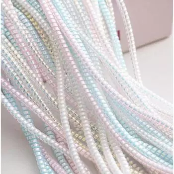 1,6 м USB-кабель для зарядки и передачи данных, защита провода, пружинная обмотка, органайзер для сматывания кабеля, аксессуары для домашнего стола