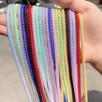 1,6 м USB-кабель Защитный чехол для наушников, защитный чехол для кабеля, цветной защитный чехол для кабеля зарядного устройства