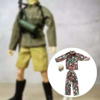 1/6 Масштаб Мужская Фигурка Кукла Одежда Униформа Фигурки Аксессуары, Мода, Топы и Брюки с