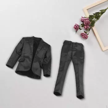 1/6 Масштаб Мужская Фигурка Кукла Одежда Одежда Тело Куклы Ролевые Игры Игрушка Полный Костюм Брюки Пальто