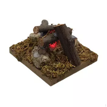 1/6 масштаб пикниковая посуда миниатюрная куча дров модель подарки ролевые игры игрушка мини