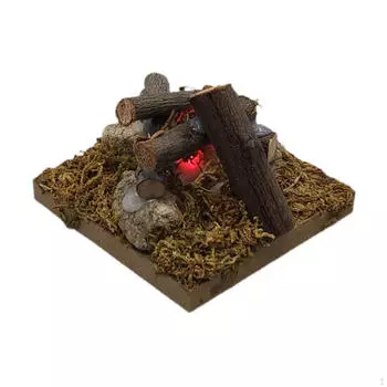 1/6 масштаб сцены аксессуар миниатюра пикник дрова куча наряд подарки мини игрушка для