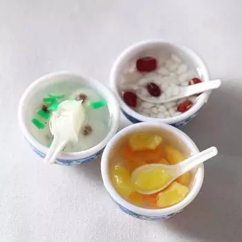 1:6 мини-кукольных чаш, десертов, еды для куклы, кухонного декора, аксессуаров, игрушек