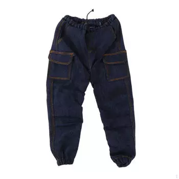 1/6 Мужская фигурка Кукла Костюм Брюки, Рука, Коллекционные Фигурки для 12 Аксессуары синий