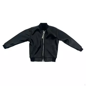 1/6 Мужская фигурка куртка кукольная одежда дети взрослые подарки косплей костюм модель масштаб пальто чёрный