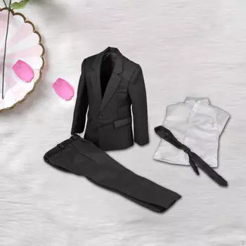 1/6 Мужские фигурки Костюм Комплект Куртка Рубашка Брюки Одежда Модель Аксессуары Полная Кукольная Одежда