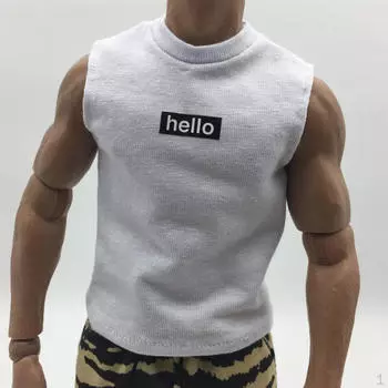 1/6 Мужские майки без рукавов для 12-дюймовых TC Dragon тел серый