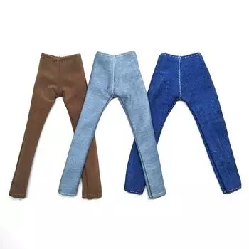 1/6 Одежда для куклы для мальчиков, джинсы ручной работы, брюки для куклы Кена, брюки для бойфренда Барби, кукла Кена для мальчика, принц, мужская кукла, детская игрушка коричневый