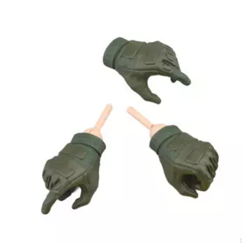 1/6 Перчатка Рука Модель Мини Ручной Работы для 12-дюймовых Мужских Фигурок Куклы