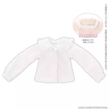 1/6 PNS Большая цветная матросская блузка белого цвета (для куклы)