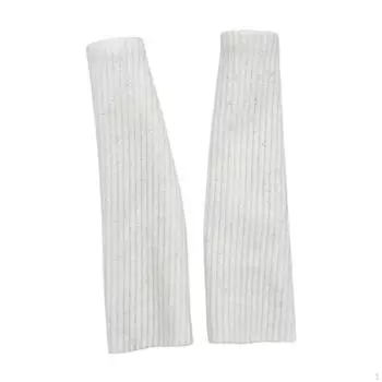 1/6 по Женской шкале Вязание в Ногах Рукавов Покрытие для Длинных Носков белый