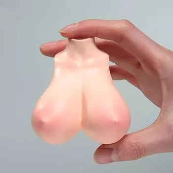 1/6 Scale Super Large Makeup Breast Augmentation Replacement Light Skin Bust Cover Model Fit 12 AB 001 TBL fat female soldier action doll