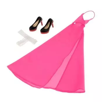 1/6 Сексуальное платье с открытой спиной Нижнее белье Туфли на высоком каблуке для фигуры оранжевый