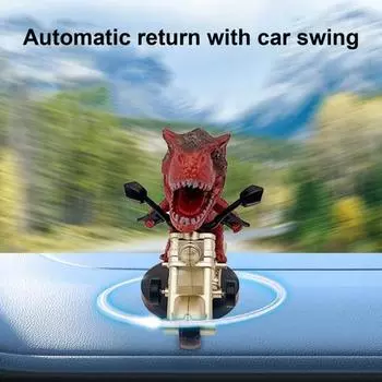 1/6 шт. Дрифт мотоцикл животное автомобиль украшение авто приборная панель крепление вращающийся динозавр тигр дельфин мотоцикл украшение внедорожник грузовик салон автомобиля Fish