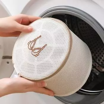 1/6 шт. мешок для белья с мелкой сеткой на молнии, большая вместимость, нижнее белье, носки, бюстгальтер, футболка, брюки, платье, деликатная одежда, стиральная машина, мешок для машинной стирки A бежевый