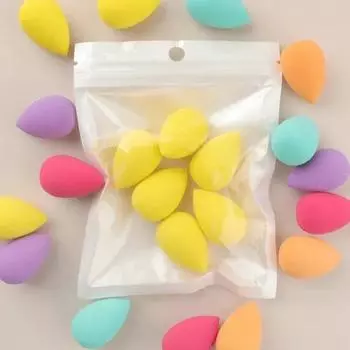 1/6 шт. мини-спонж для макияжа, пудра, спонж для красоты, консилер для макияжа, жидкая основа для лица, косметическая спонж для макияжа